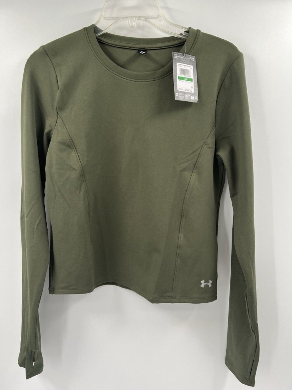 Under Armour Womens Military Green Compression Top Size Large